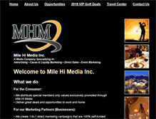 Tablet Screenshot of milehimedia.com